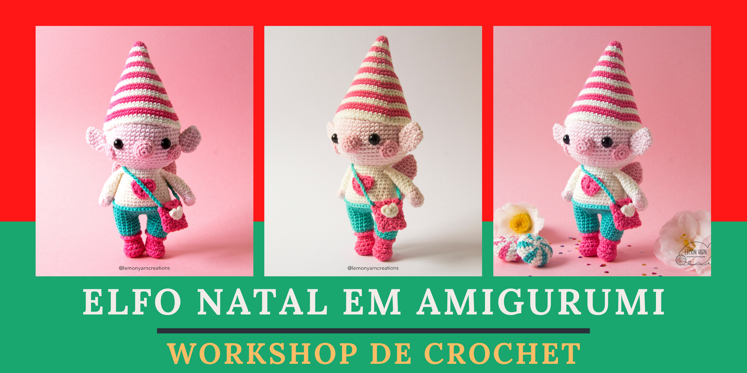 Capa-Páginas-6 Workshop de Crochet - Elfo Natal em Amigurumi